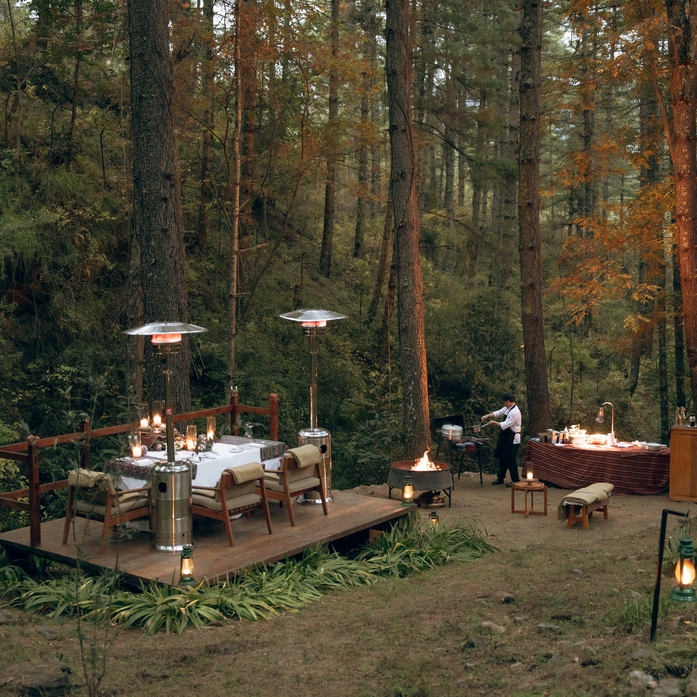 Amankora, Forest dinner