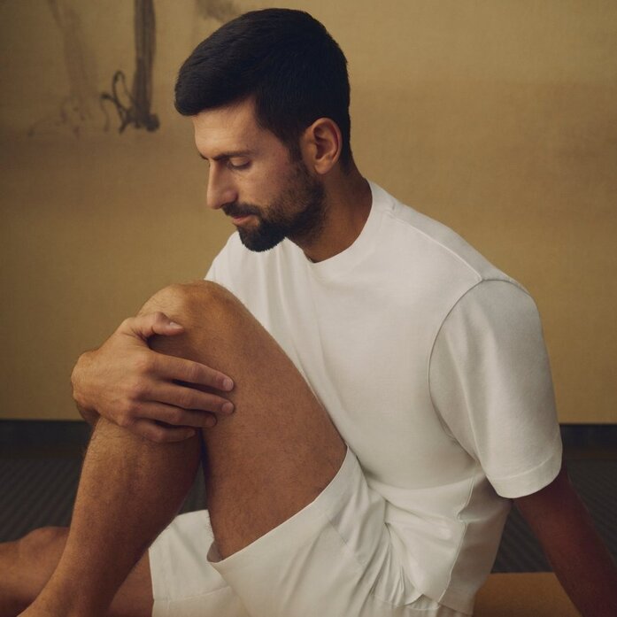 Novak Djokovic, brand ambassador, at Aman New York.