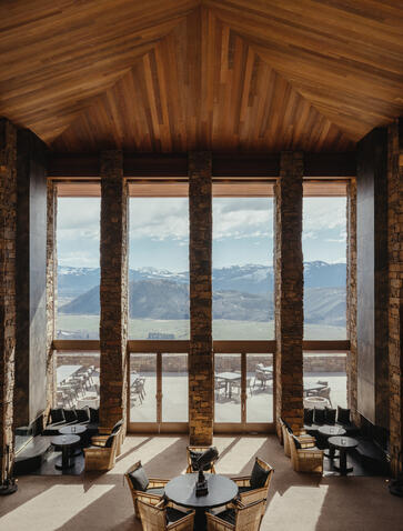 Amangani Grand staircase lobby