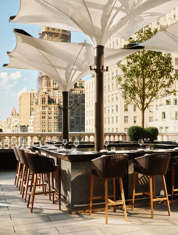 Aman New York - Hotel with Terrace Bar