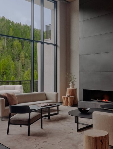 Aman Rosa Alpina, Italy - FB, Il Salotto