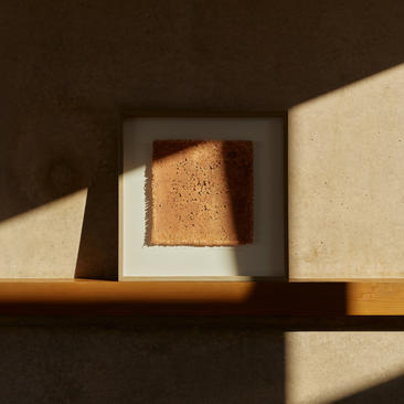 Plunge pool suite with geometric sunlight at Amangiri resort, Utah.