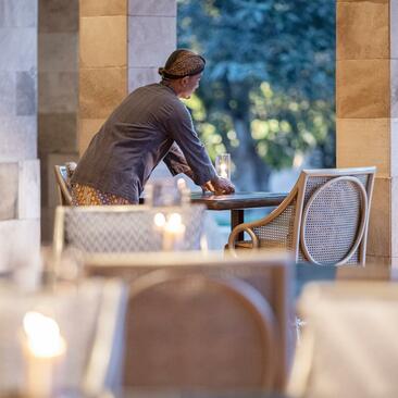 Amanjiwo, Indonesia, Easter Dinner