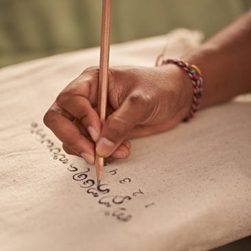Amandari, Indonesia - Activities, Aksara Bali (Balinese script) class