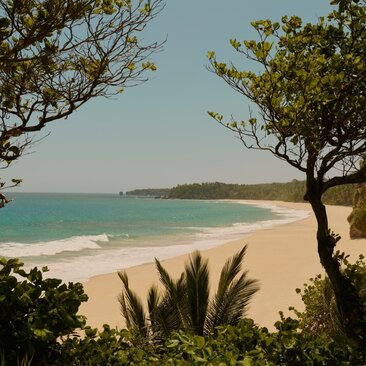 Two-bedroom Casa at Amanera with views towards turquoise waters and sandy beach, Dominican Republic.
