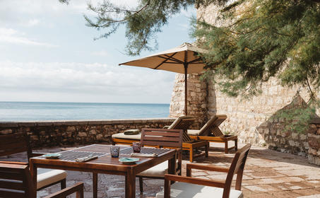 Private Terrace, Deluxe Cottage - Aman Sveti Stefan, Montenegro