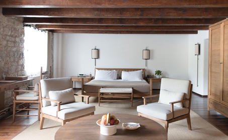 Bedroom, Deluxe Cottage - Aman Sveti Stefan, Montenegro