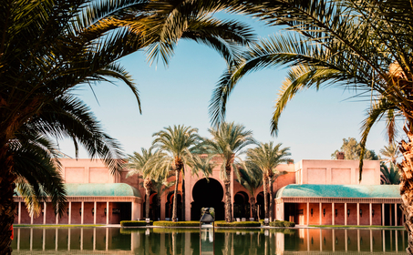 Amanjena pavilion with Moroccan architecture and private pool