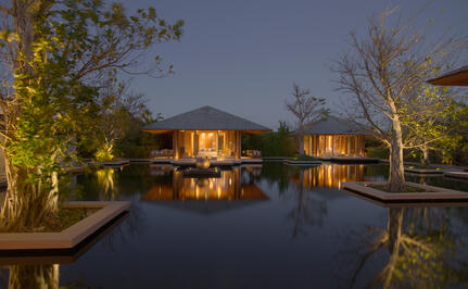 Villa con cuatro dormitorios frente al océano en Amanyara, resort de las Islas Turcos y Caicos.