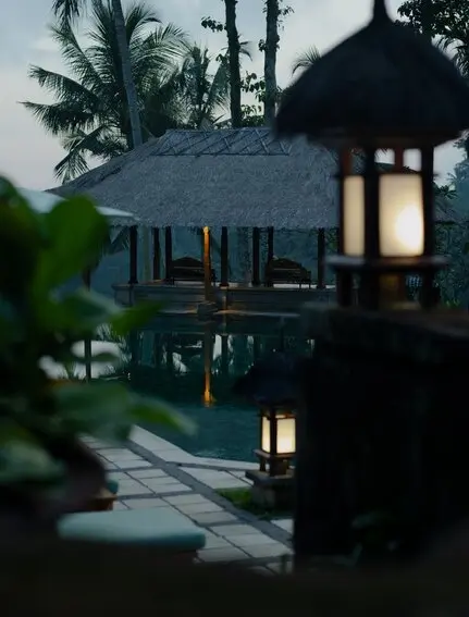 Amandari, Ubud, Bali, Indonesia - Evening