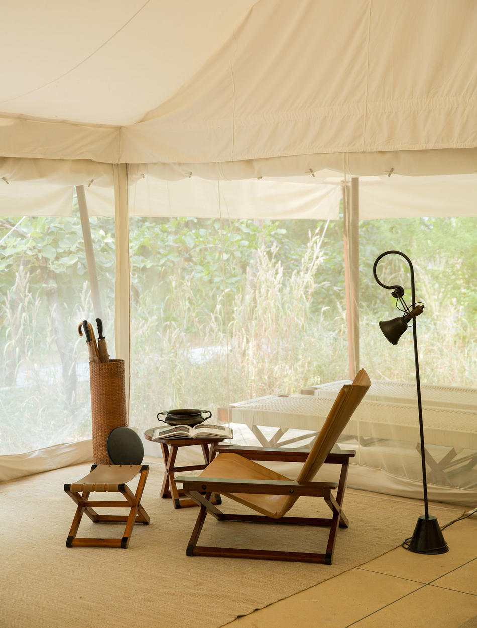 Aman-i-khas, India - Accommodation, Tent interior