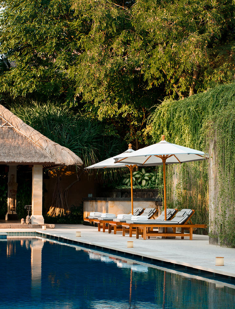 Swimming Pool & Sun Loungers, Five-Bedroom Villa - Aman Villas at Nusa Dua, Bali