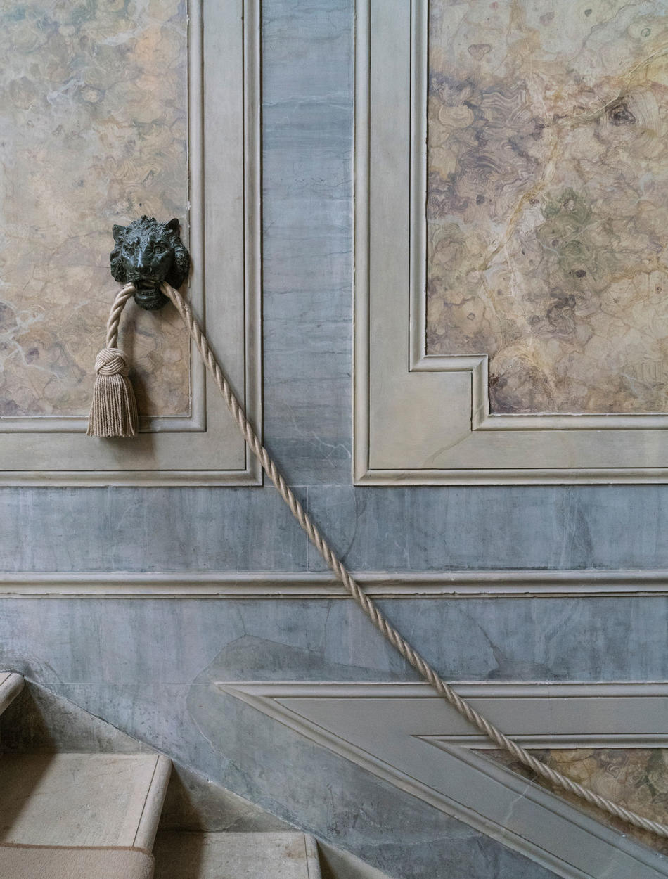 Design Detail in Stairway - Aman Venice, Italy