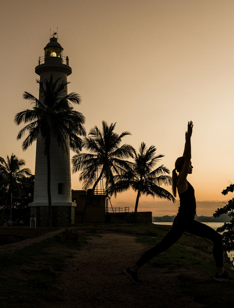 Amangalla, Sri Lanka - Outdoor Yoga, Sunset