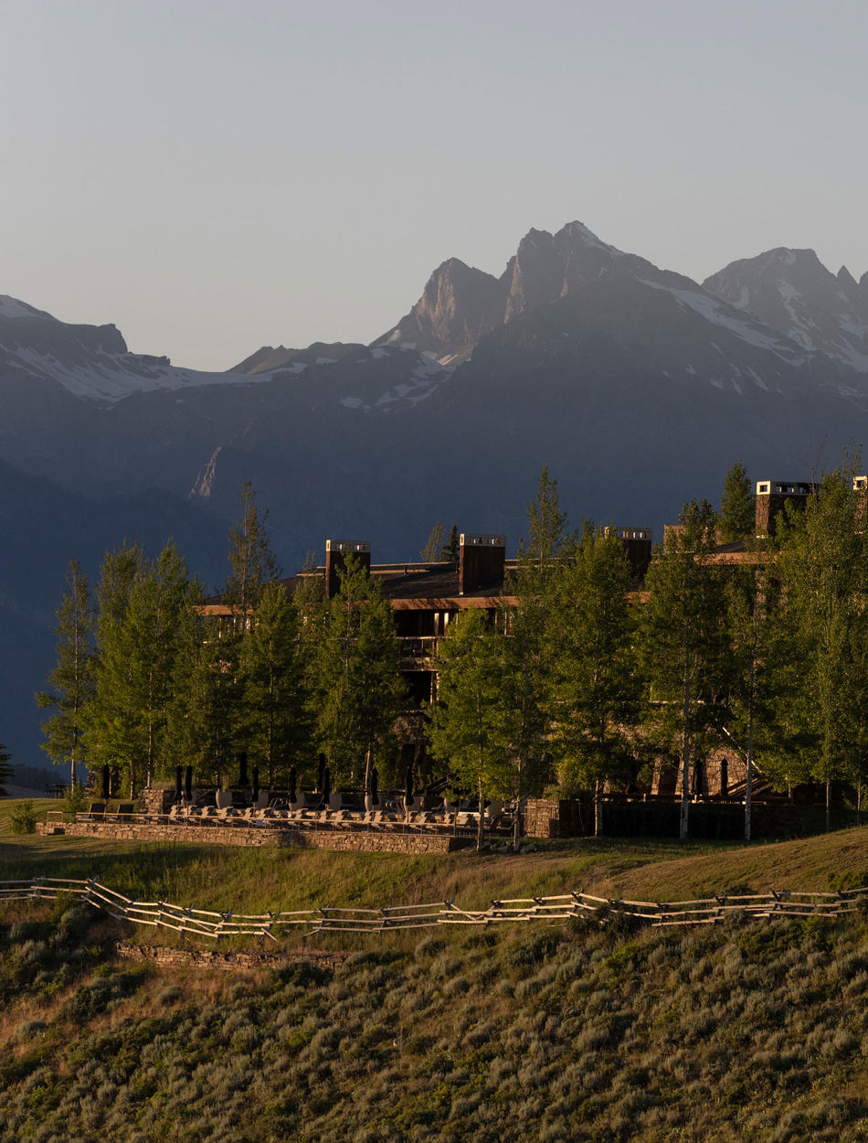 Exterior of Resort, Grand Teton Suite - Amangani, Wyoming, USA