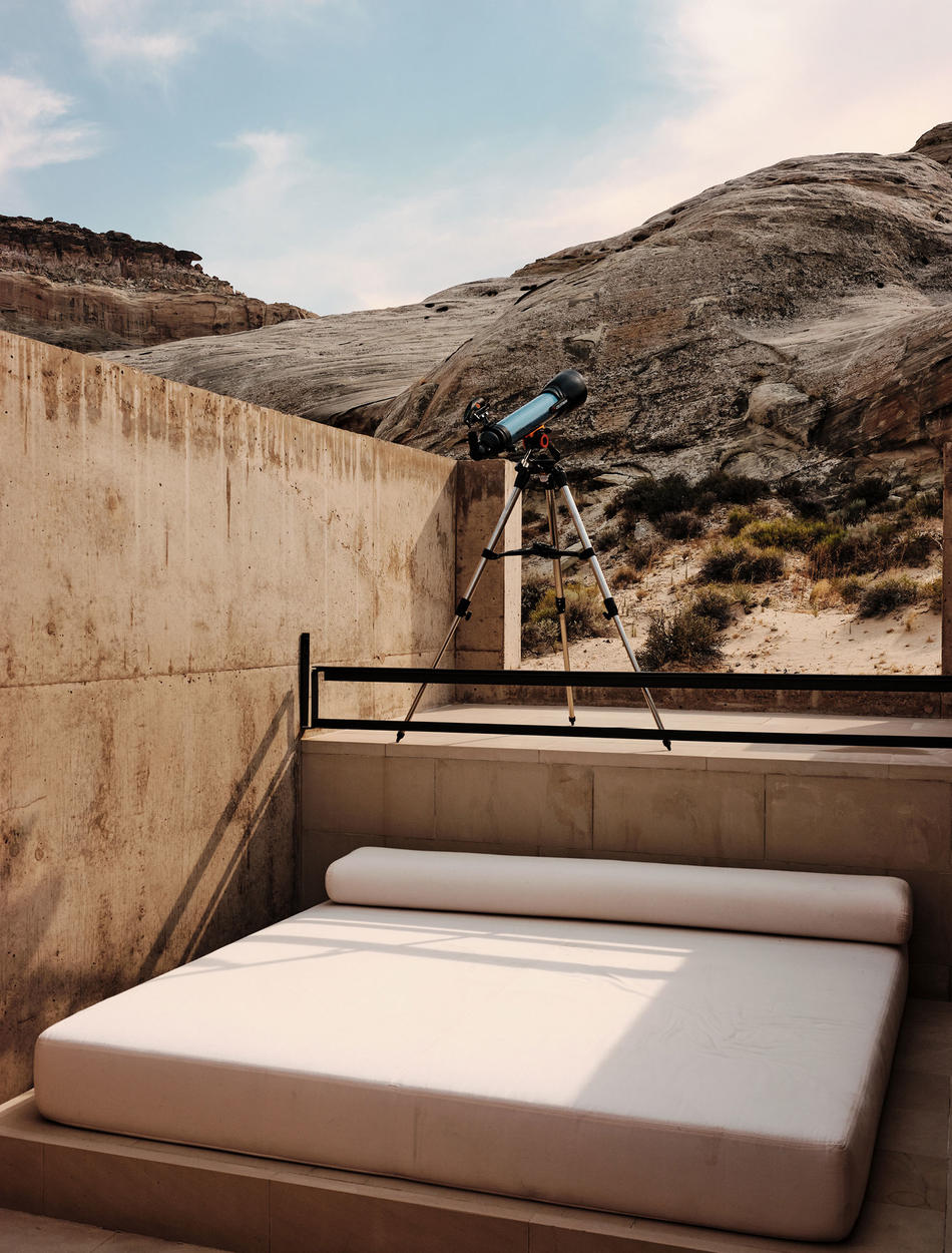 Stargazing Lounge, Desert Pool Suite - Amangiri, Utah, USA