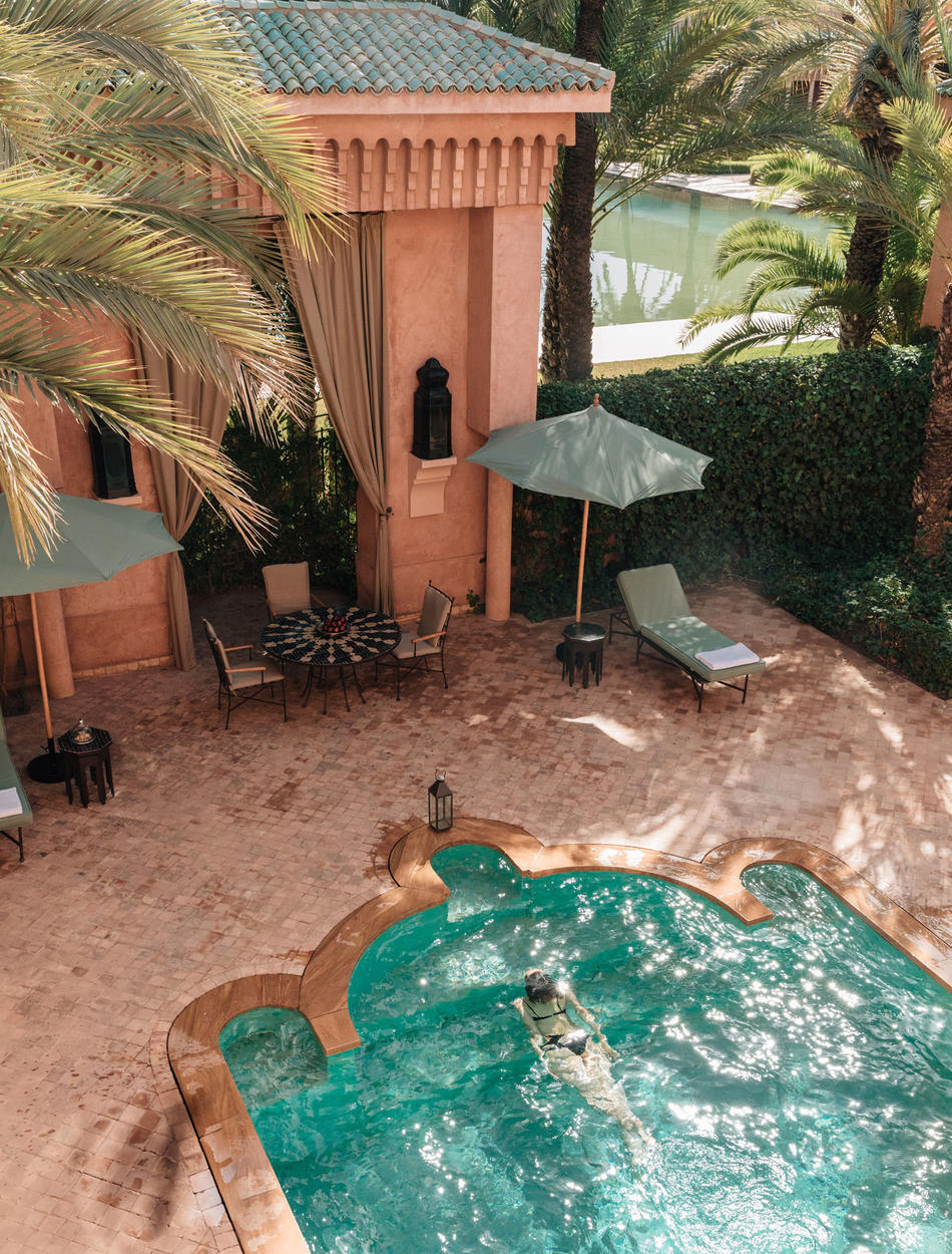 Swimming Pool & Terrace, Maison - Amanjena, Marrakech