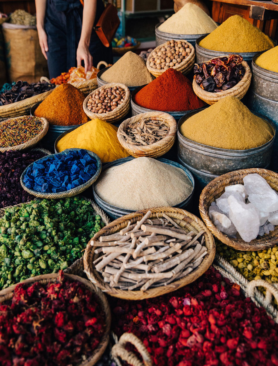 Amanjena, Marrakech - Market, Spices 