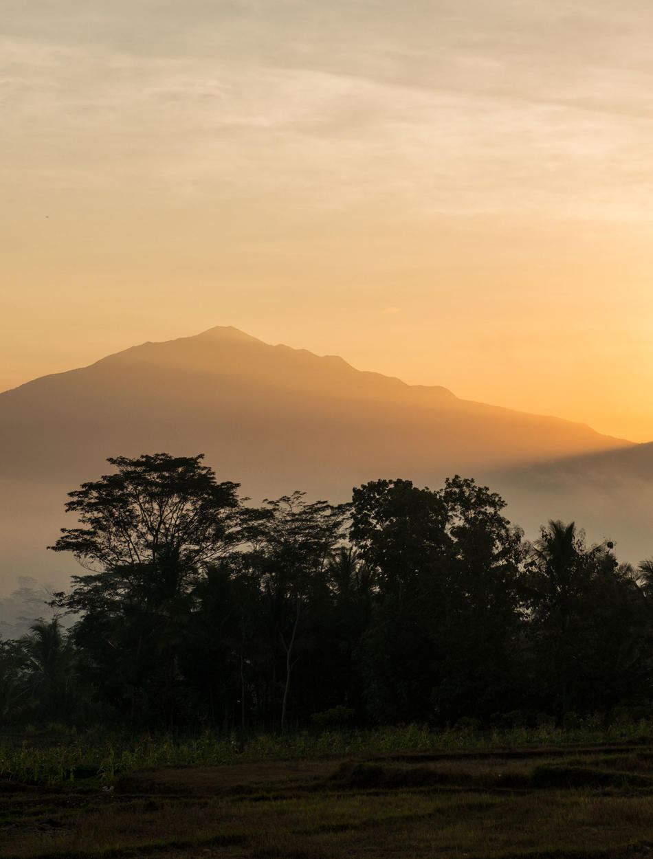 Amanjiwo, Bali - Mountainscape, Sunset