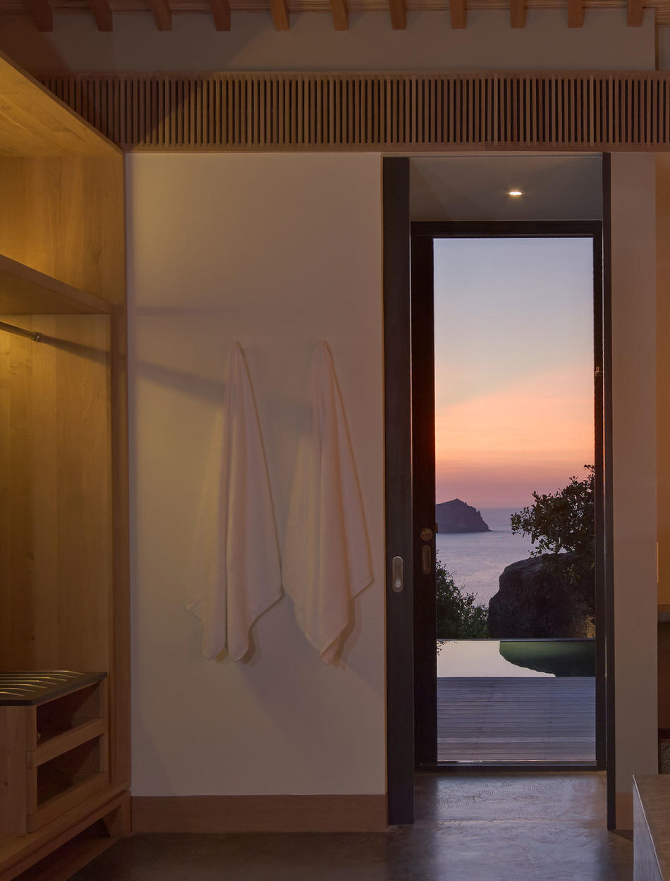 View from Bathroom, Ocean Pool Villa, Amanoi, Vietnam