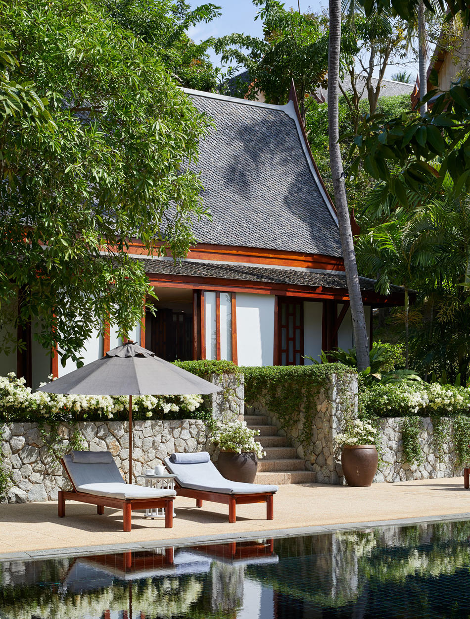 Poolside Terrace, Three-Bedroom Garden Villa, Amanpuri, Thailand