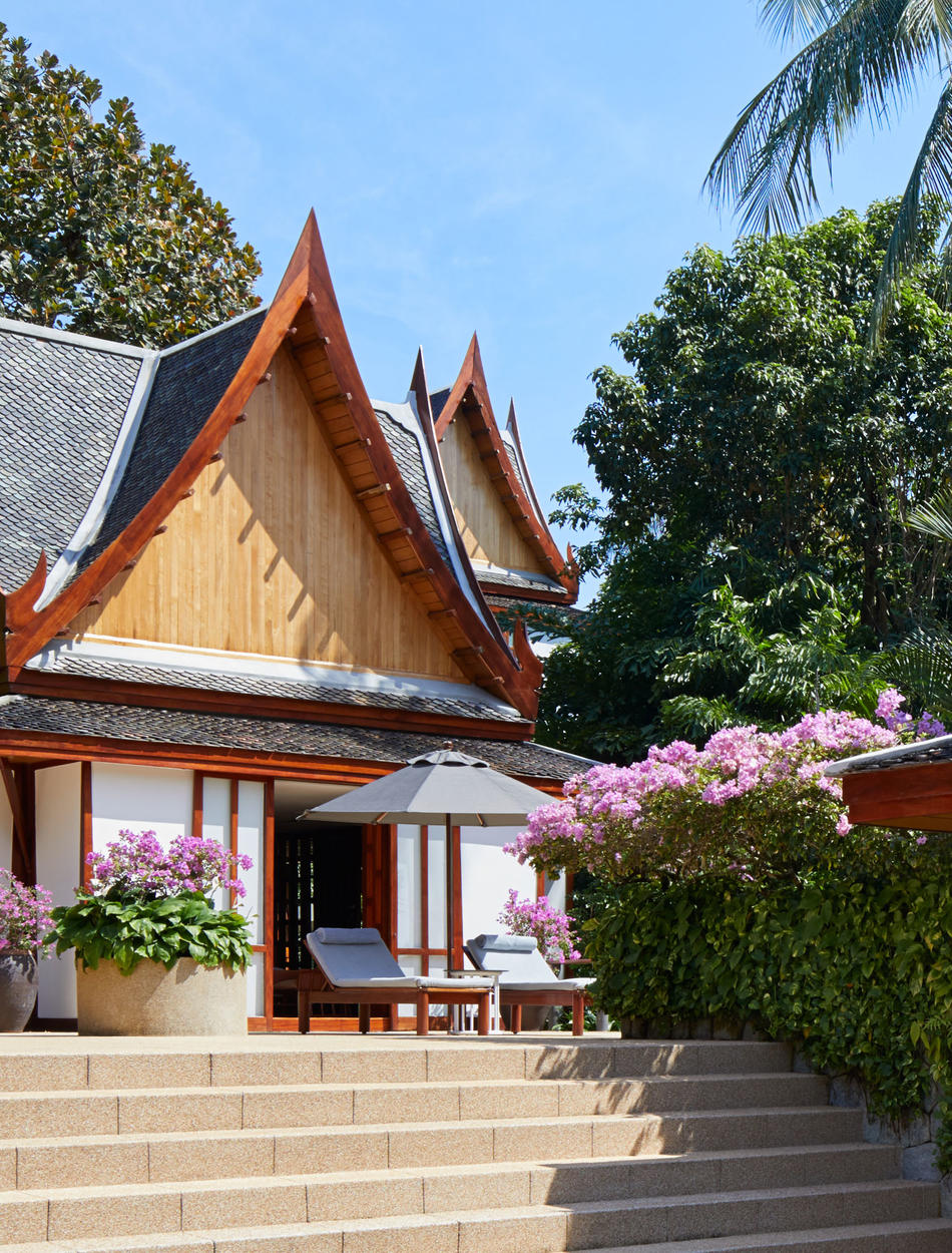 Terrace with Sun Loungers, Six-Bedroom Garden Villa, Amanpuri, Thailand