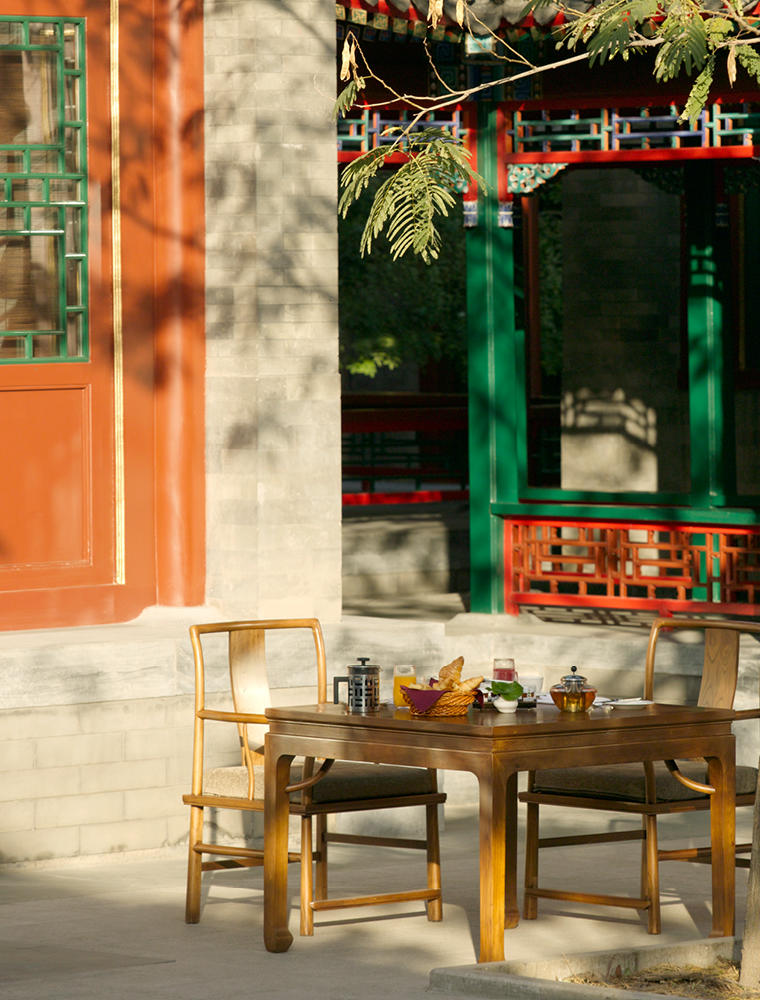 Dining at Aman Summer Palace, China