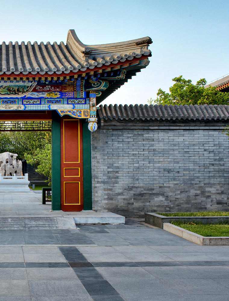 Entranceway, Traditional Chinese Architecture - Aman Summer Palace, China