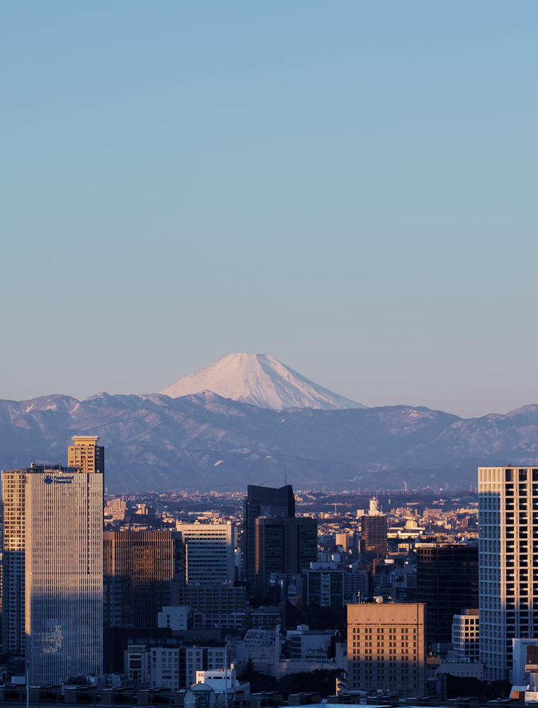 View towards Mount Fuji - Aman Tokyo, Japan