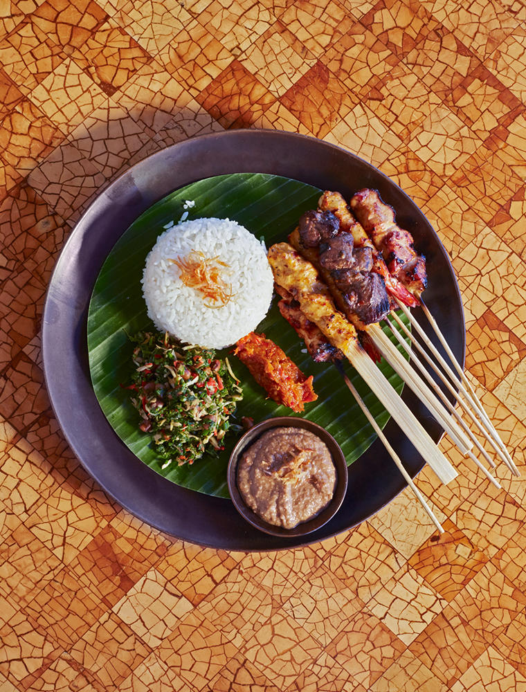Traditional Indonesian Dining at Amandari, Bali, Indonesia