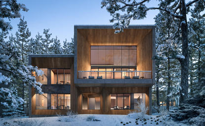 Aman Niseko Japan Villa Exterior
