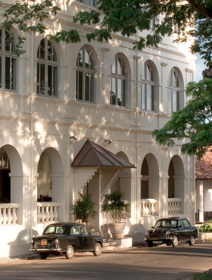 Portrait of a guest at Amangalla, a colonial-era hotel in Galle, Sri Lanka.