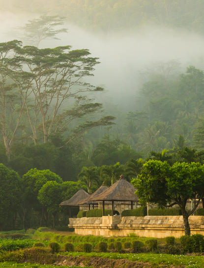 Suite de jardin avec piscine à débordement, Amanjiwo, resort en Indonésie