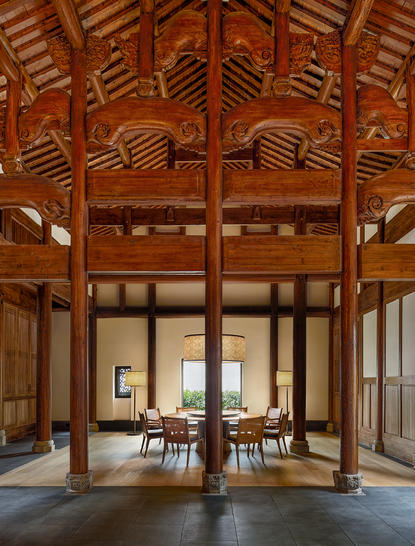 Dining Room, Four-Bedroom Antique Villa - Amanyangyun, China