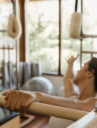 Woman receiving an arm massage at Amanyara spa and wellness centre in Turks and Caicos.