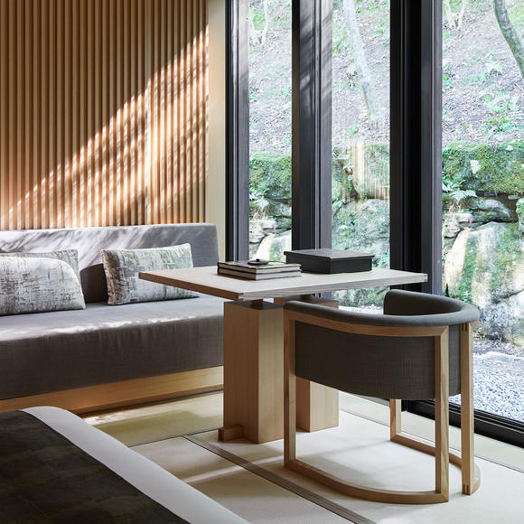 Writing Desk, Hotaru Rooms - Aman Kyoto, Japan