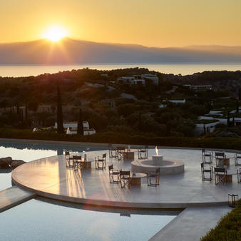 Central Terrace at Sunset